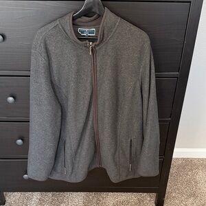 Karen Scott Sport Women’s Gray Zip-Up Sweater